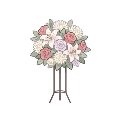 供花