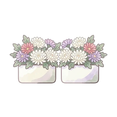 受付・焼香花